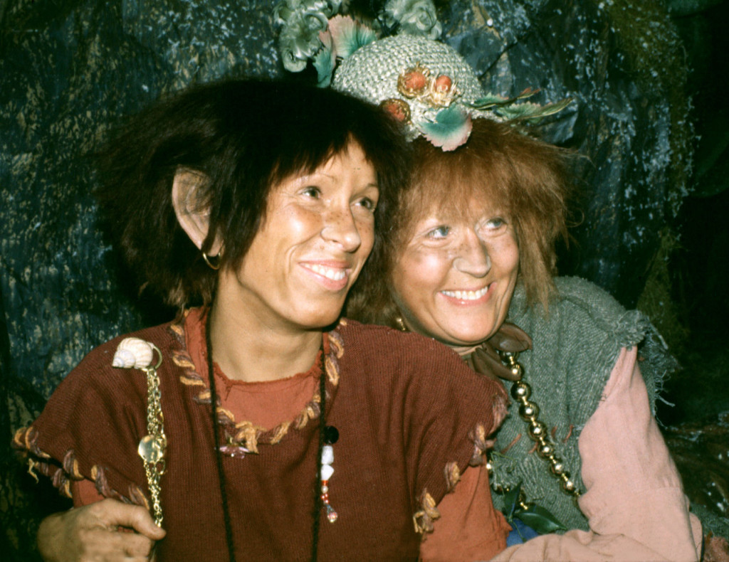 Eva Rydberg och Birgitta Andersson i ”Trolltider” 1979. Foto: Lars Wiklund/SVT